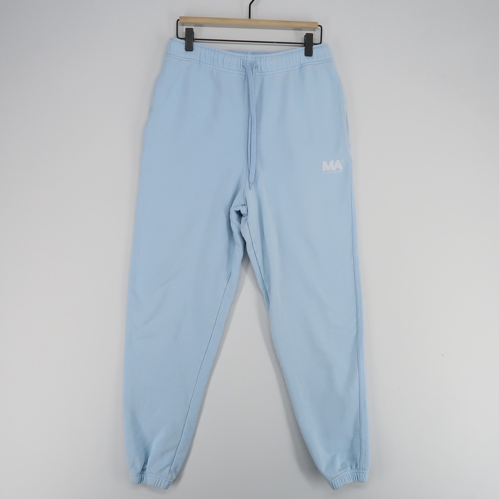 Martin Asbjorn MA Sweatpants Mens Small Light Blue French Terry‎ Jogger Pockets